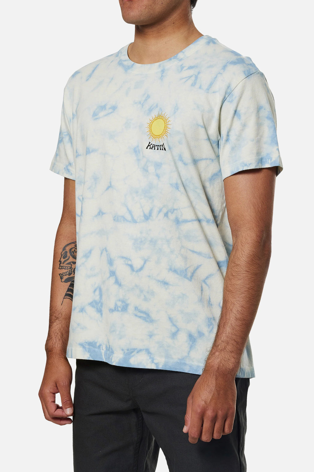 Transcend Tee | Spring Blue Tie Dye