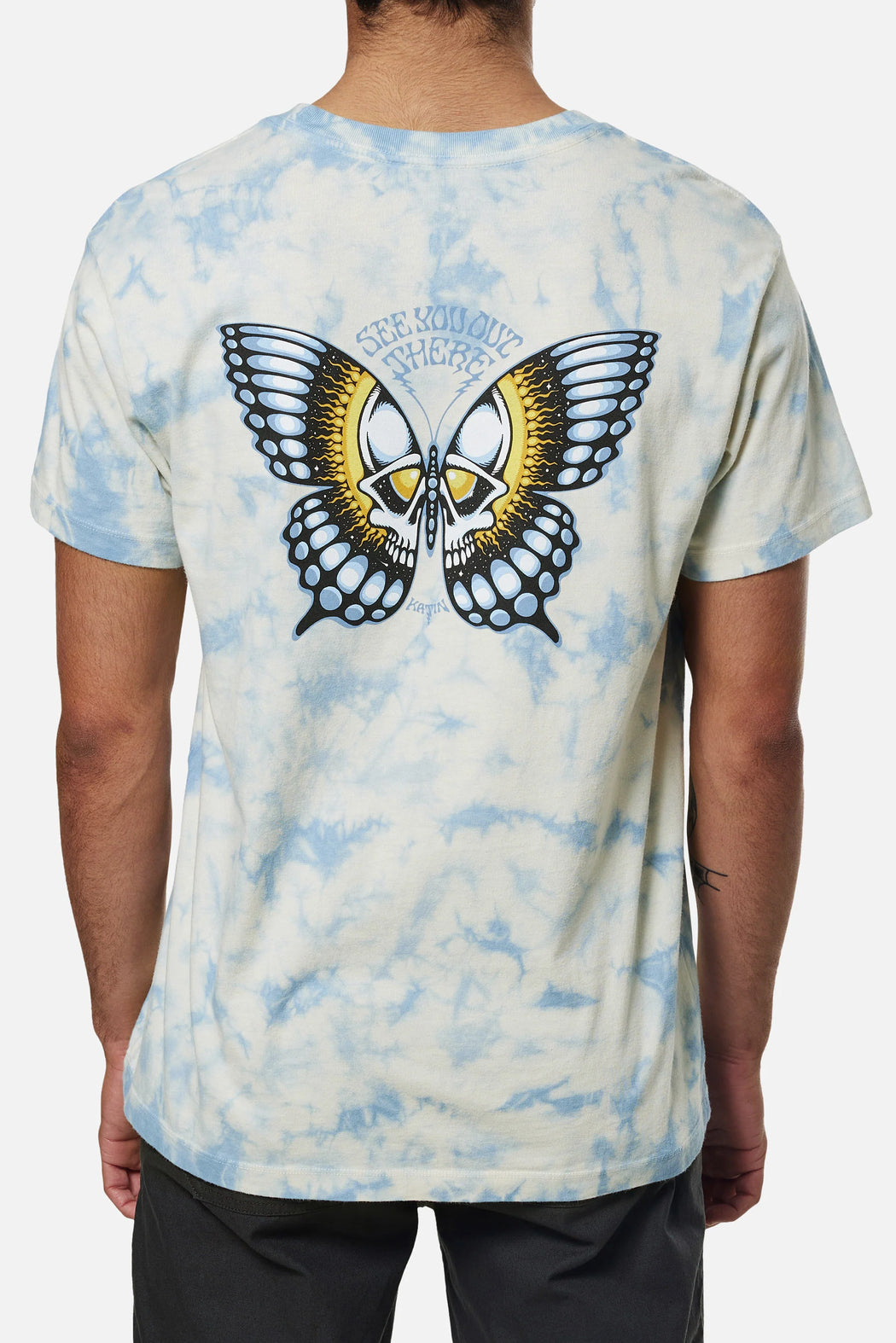 Transcend Tee | Spring Blue Tie Dye
