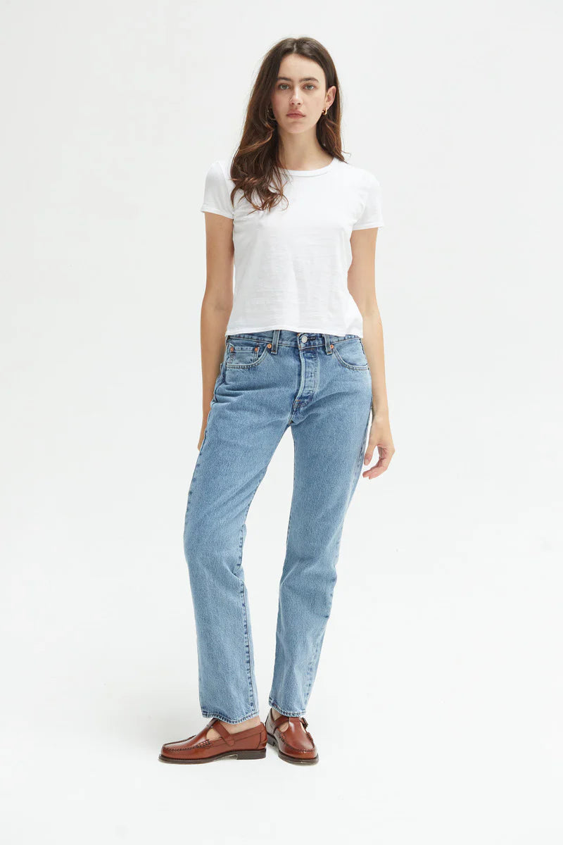 Noe Baby Tee | White