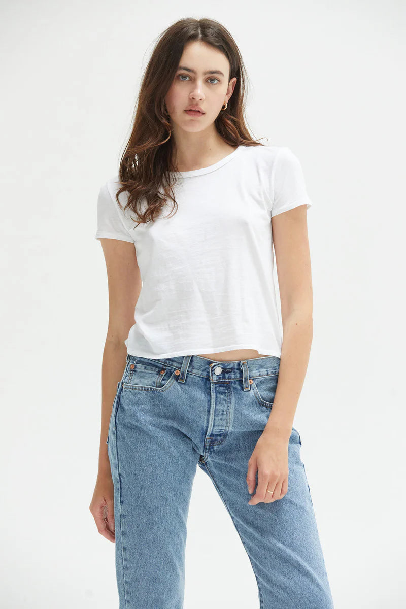 Noe Baby Tee | White