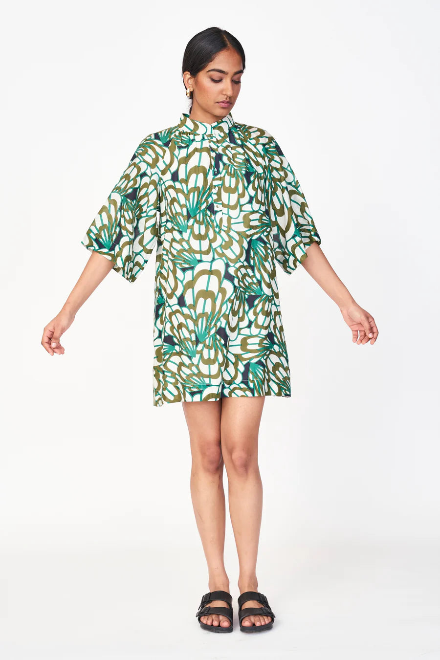Faro Dress | Moss Shell