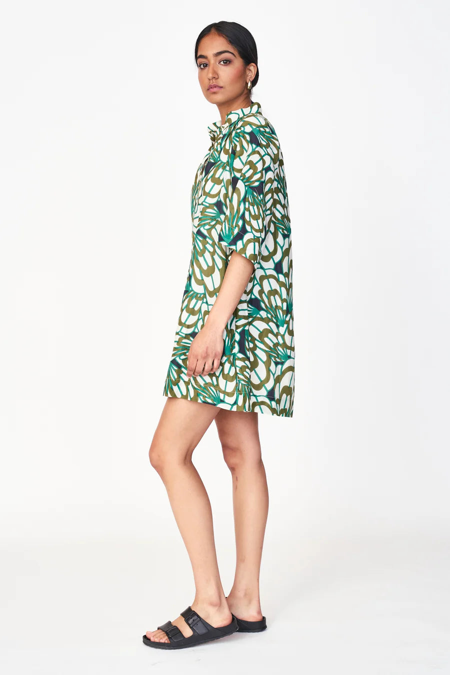 Faro Dress | Moss Shell