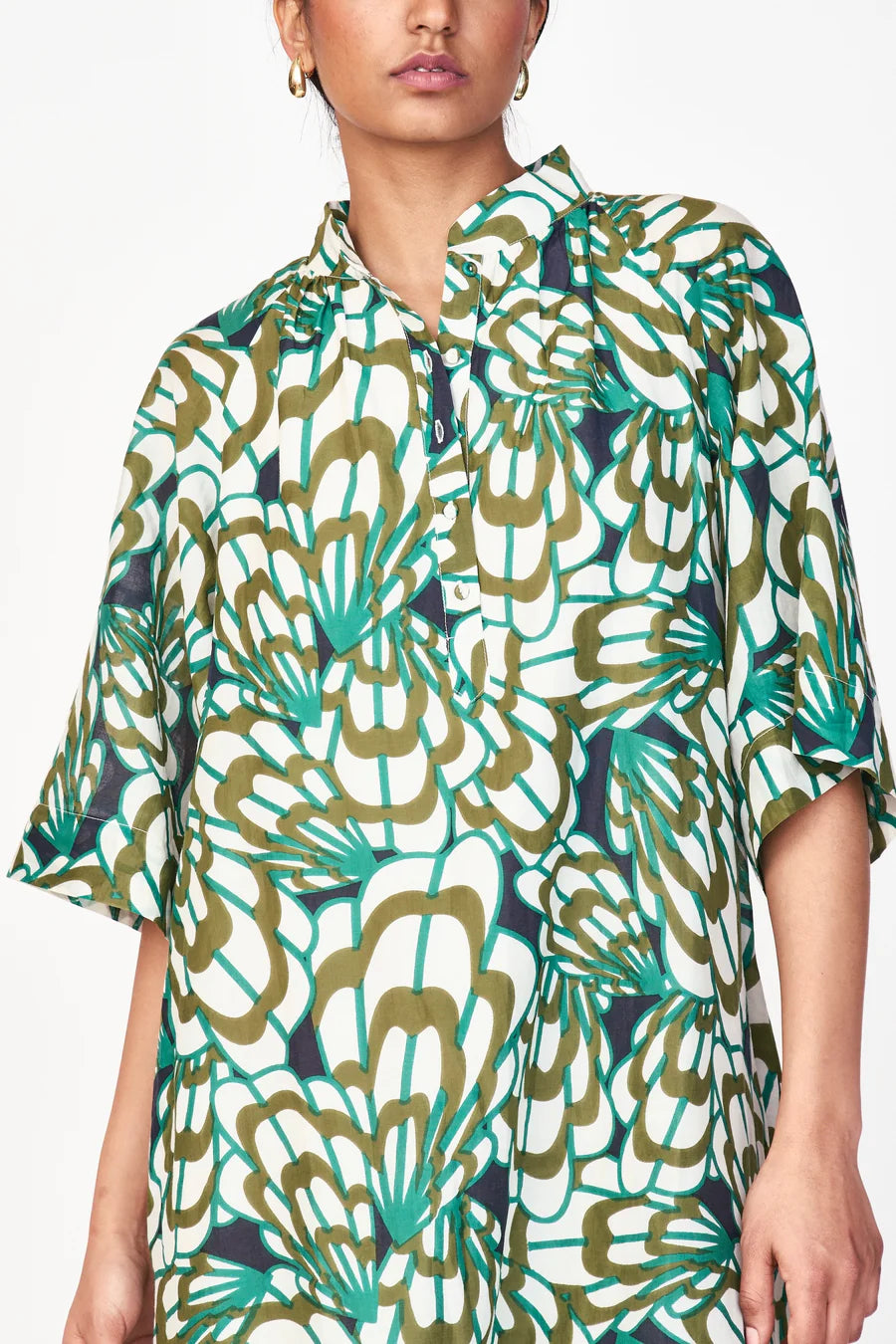 Faro Dress | Moss Shell