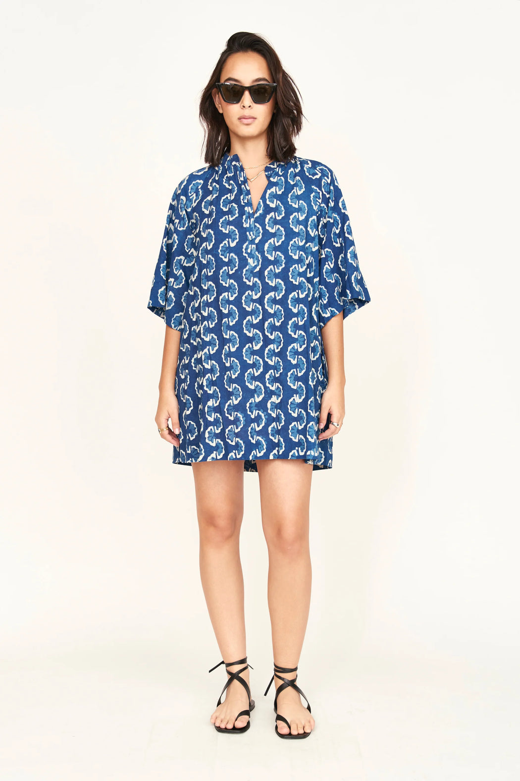Faro Short Dress | Indigo Orchard Road