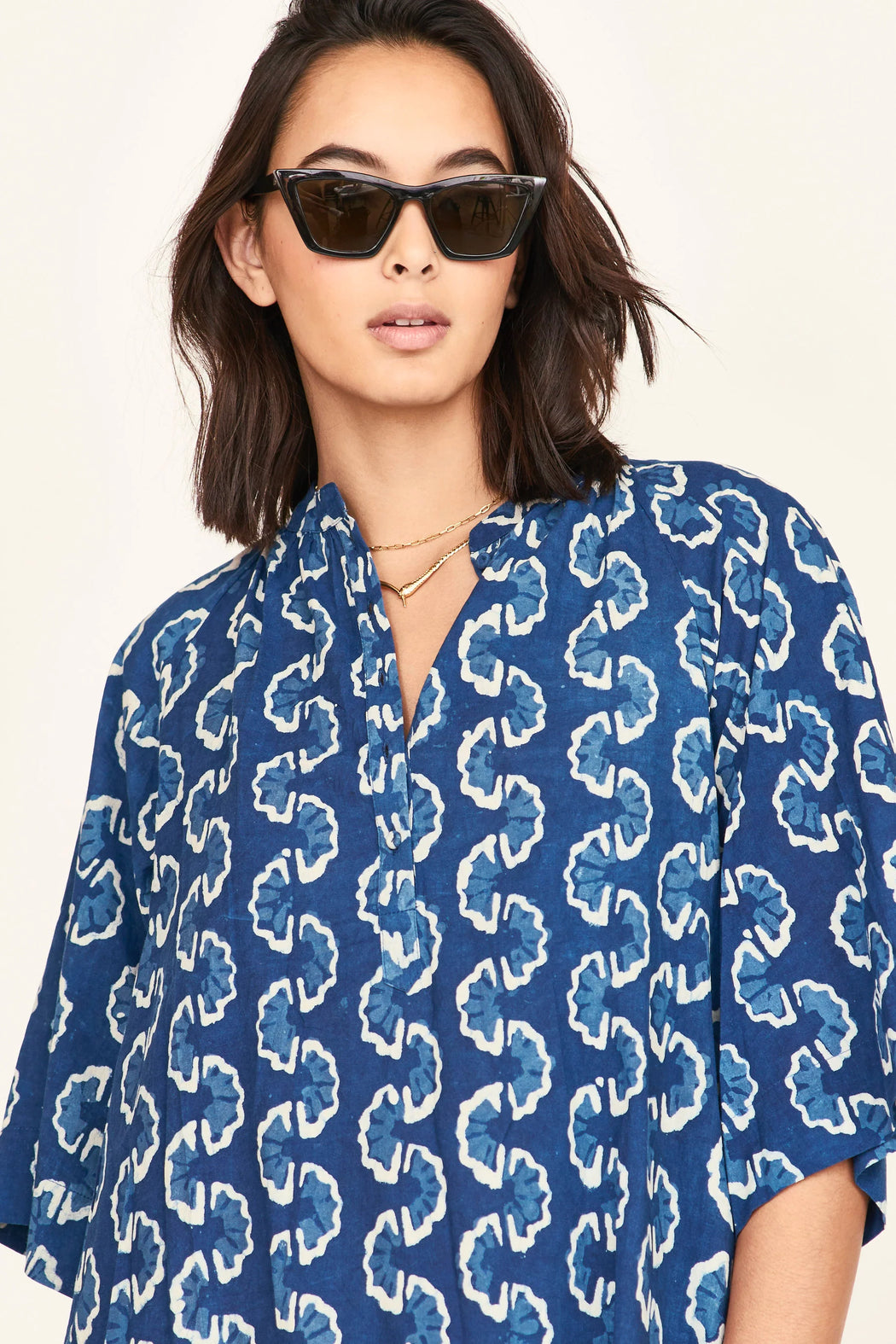 Faro Short Dress | Indigo Orchard Road