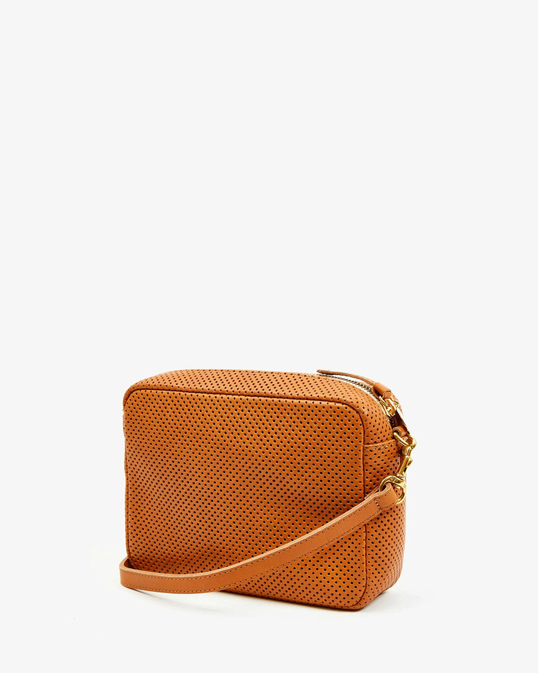 Midi Sac | Cuoio Perf w/ Inlaid Stripes