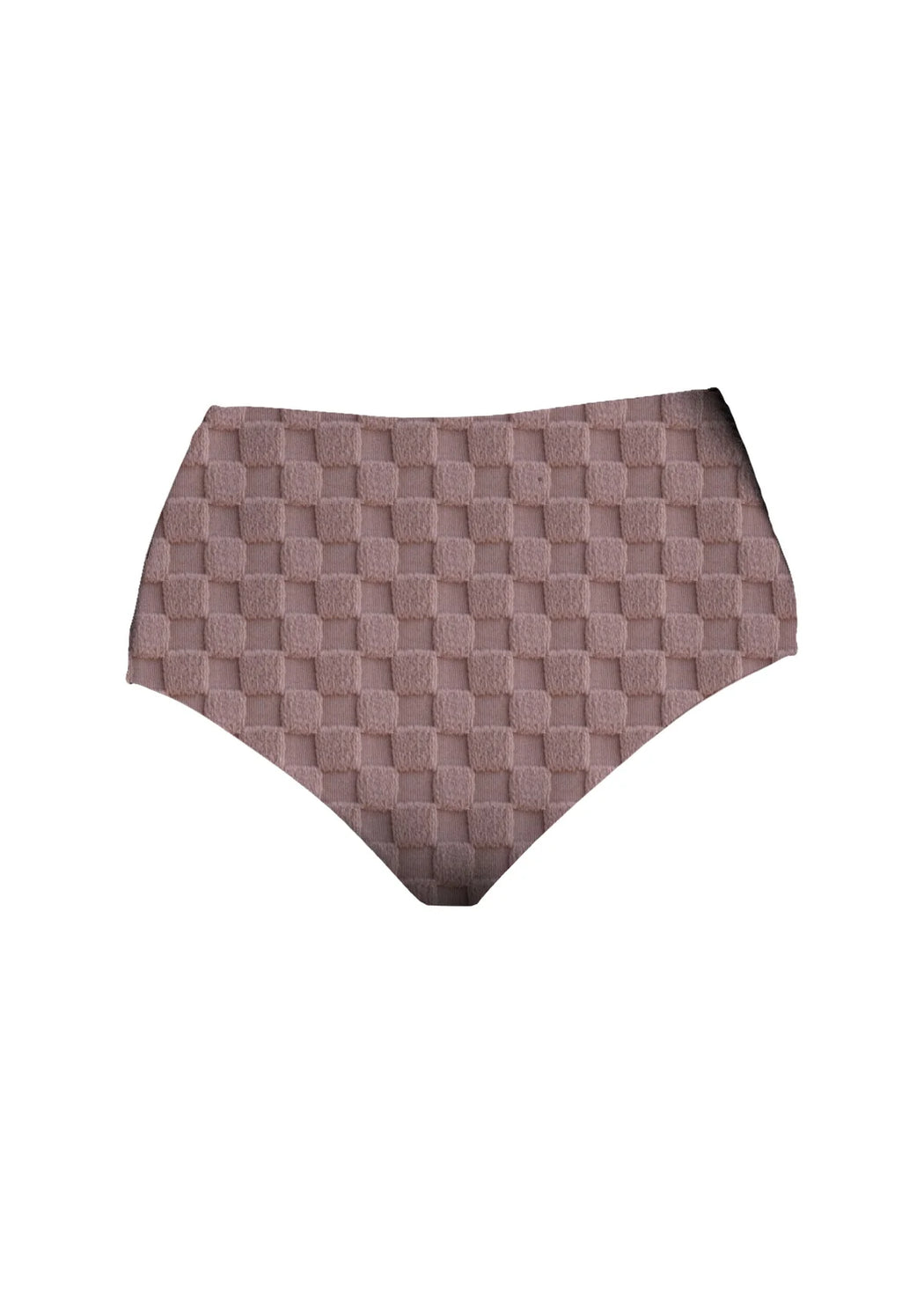 Mod Bottom | Mocha Terry Check