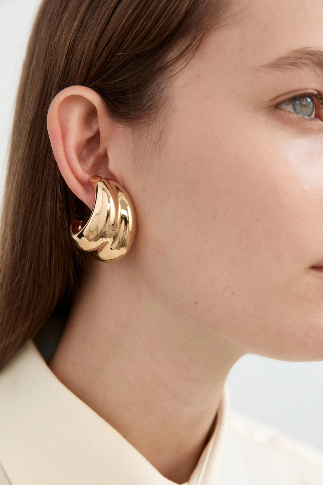 Mega Cuff Hoops | Gold