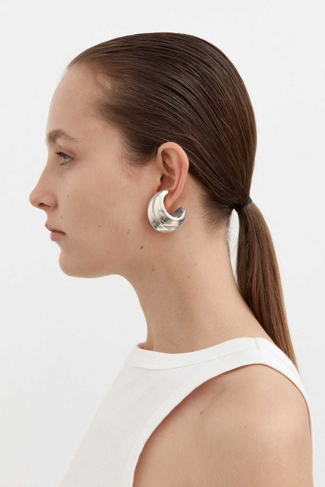 Mega Cuff Hoops | Silver