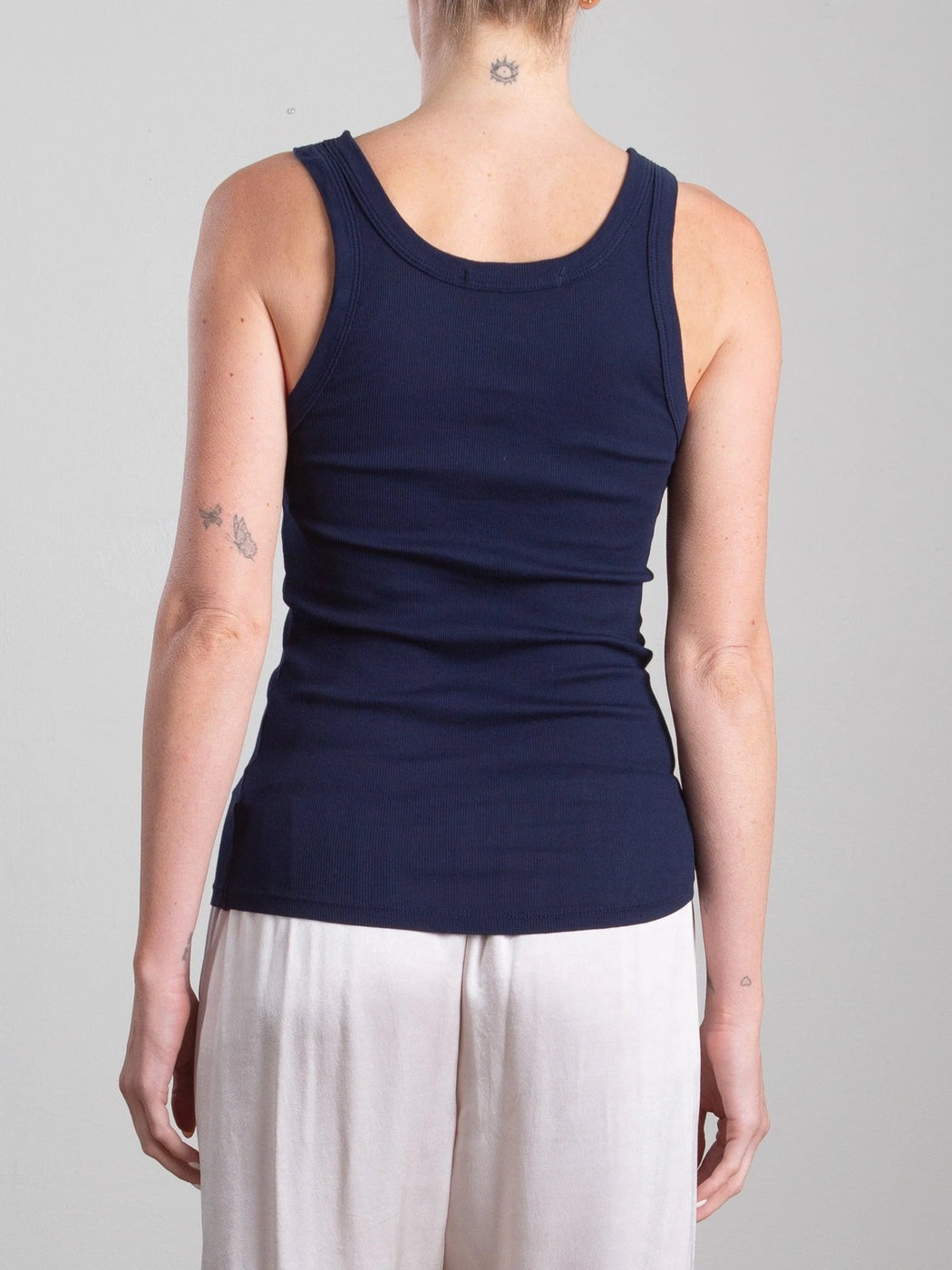 Cass Tank Light Weight Rib | Midnight