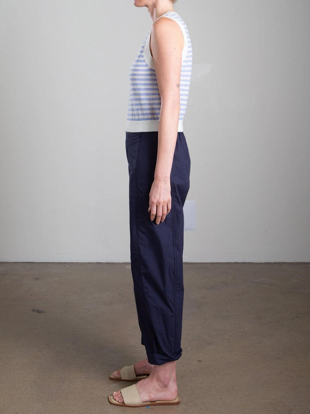 Torrance Pant in Paperweight Cotton | Midnight