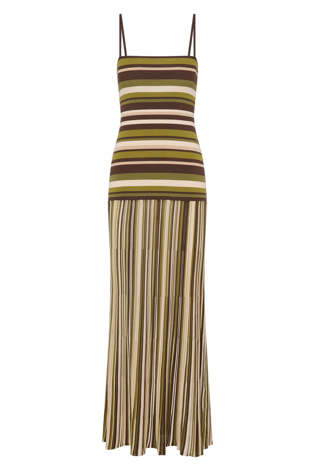 Essenia Knit Dress | Pine Stripe