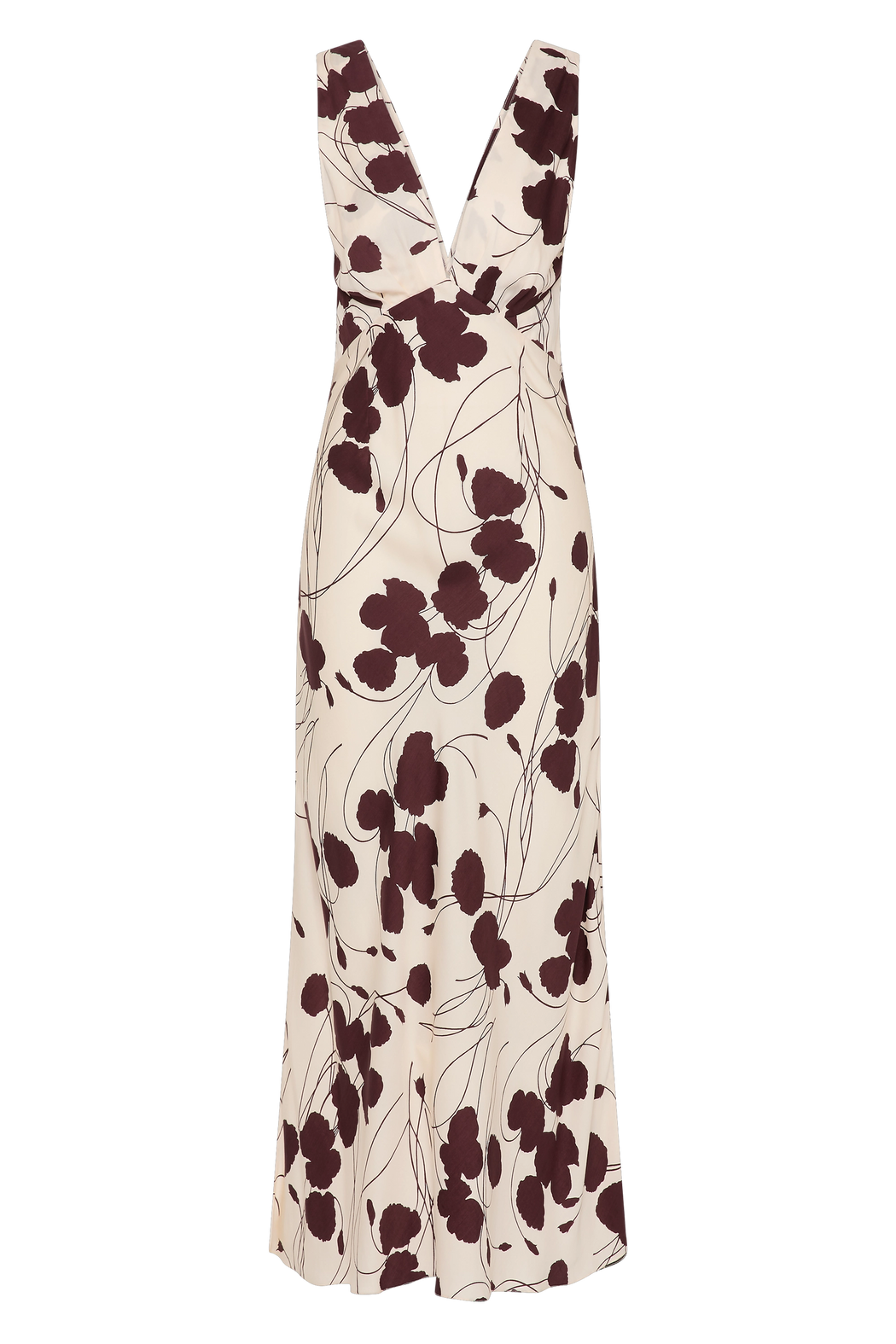 Signe Maxi Dress | Dandelion Floral Bordeaux
