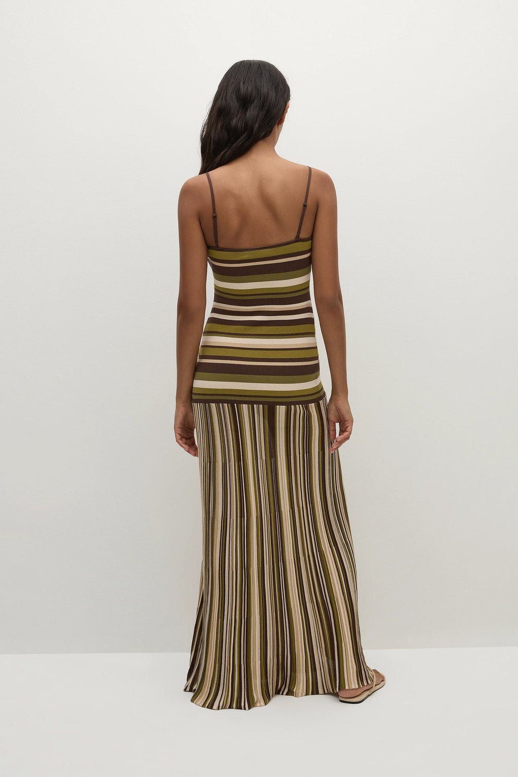 Essenia Knit Dress | Pine Stripe