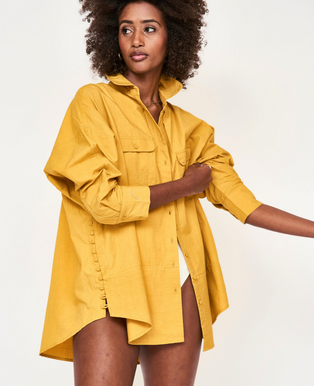 Kyoto Blouse | Gilded Poplin