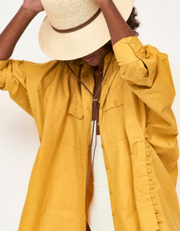 Kyoto Blouse | Gilded Poplin