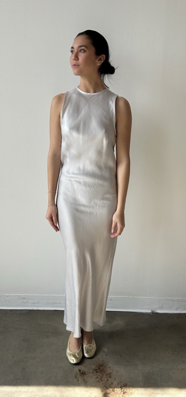 New York Midi Dress l Silver Fox