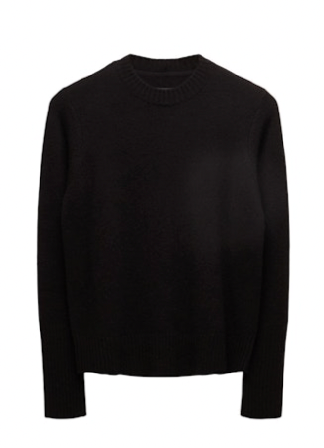 Jane Cashmere Crewneck | Black