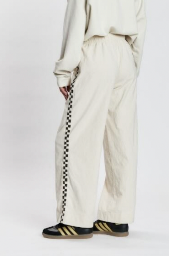 Wide Leg Slater Pant | Checkerboard Cream