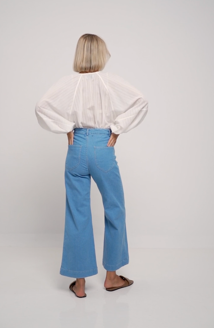 Daylesford Jean l Milky Blue