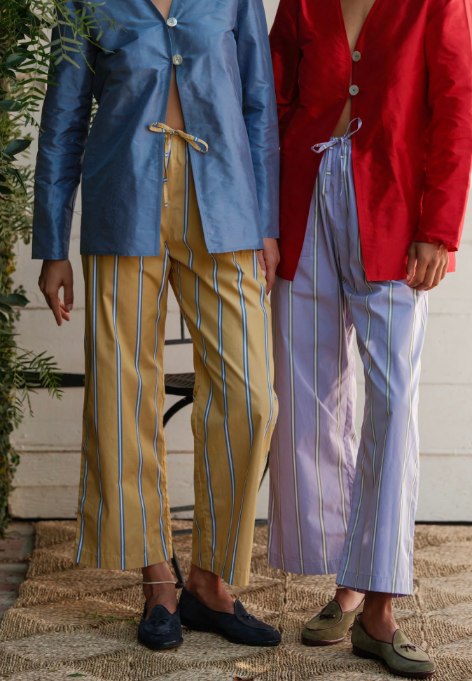 The Taffeta Split Top | Bell Pepper