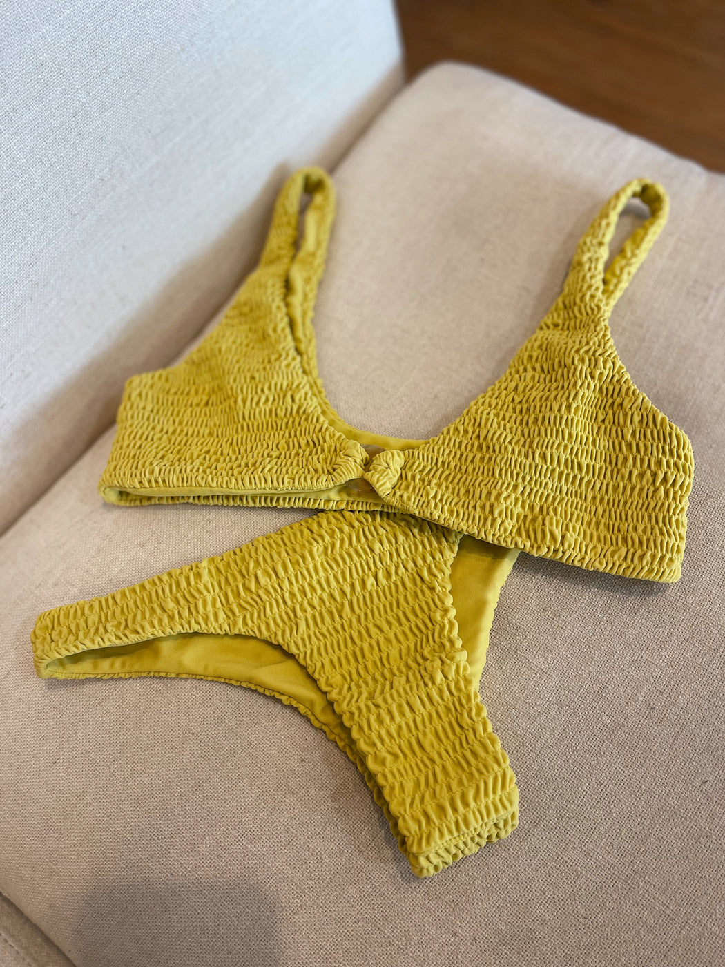 Talia Top | Chartreuse