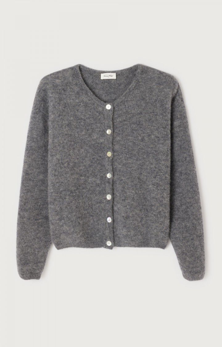 Vitow Cardigan | Steel Melange