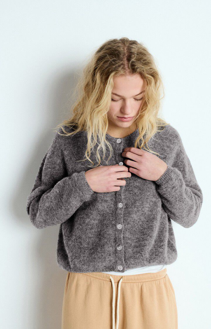 Vitow Cardigan | Steel Melange