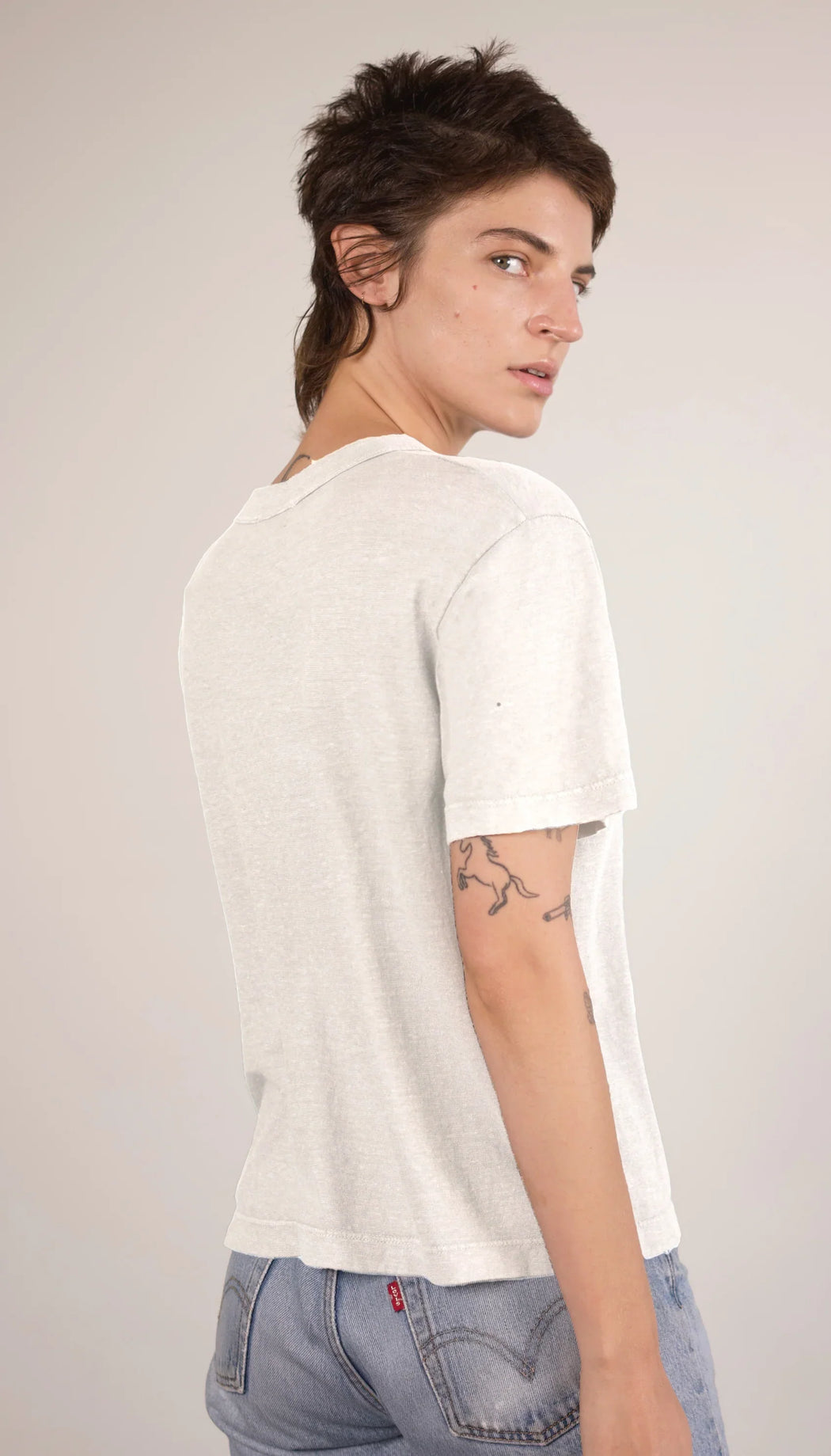 Hemp Mod Tee | White