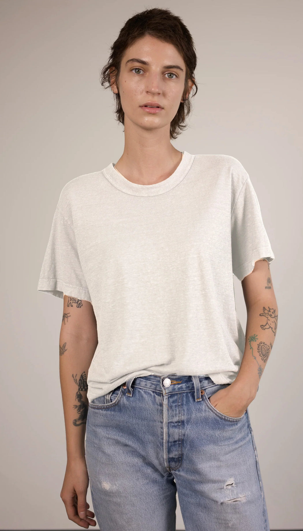 Hemp Mod Tee | White