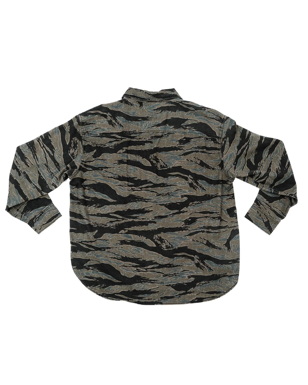 Bucky Camo Split Hem Shirt Jacket | Ocean Tiger Camo