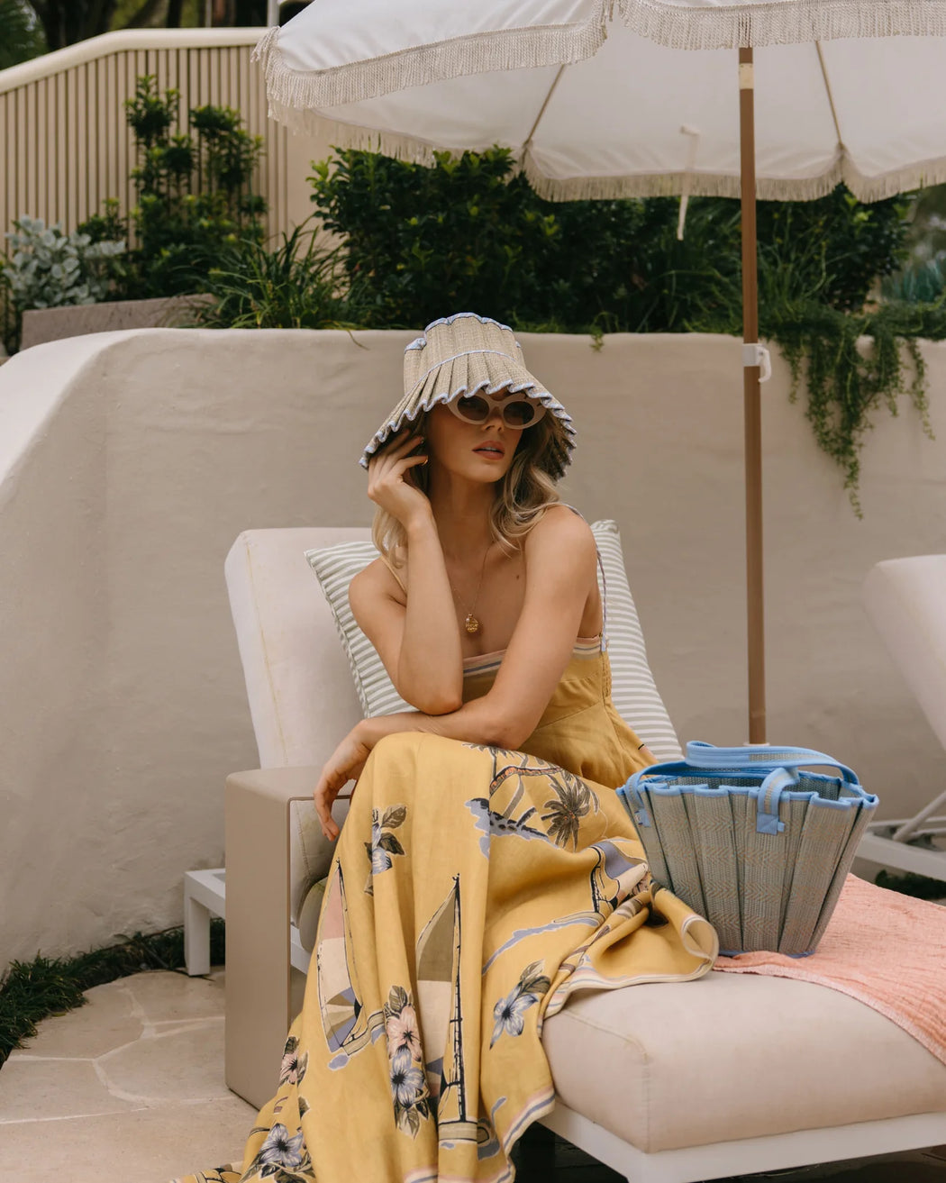 Rushcutters Bay| Luxe Capri Hat