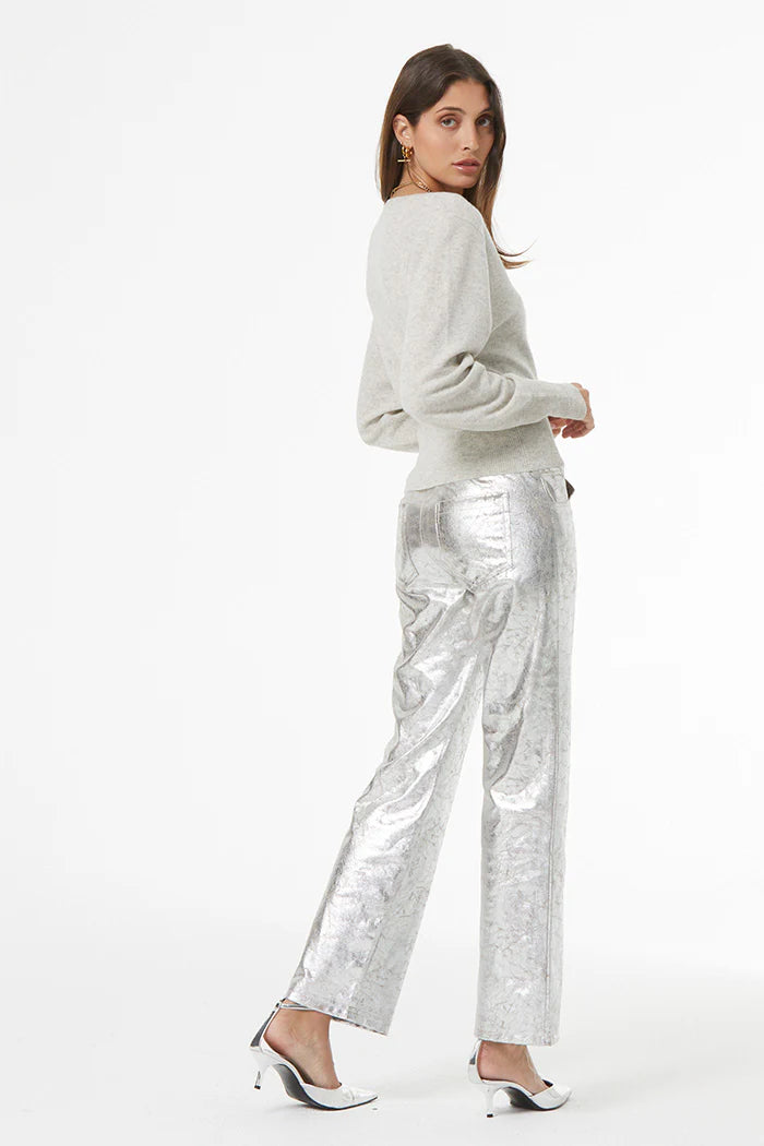 Clancy Pant | Distressed Silver