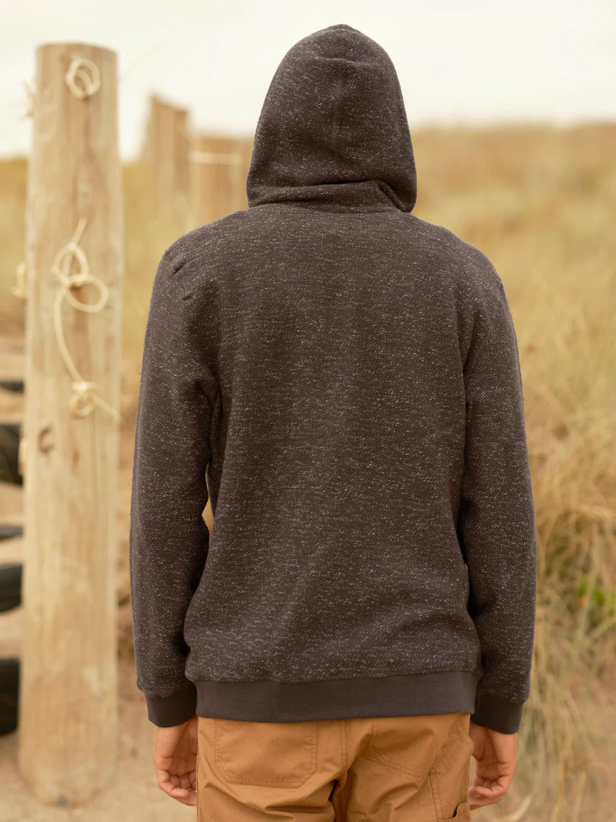 Whale Patch Zip Up | Faded Navy