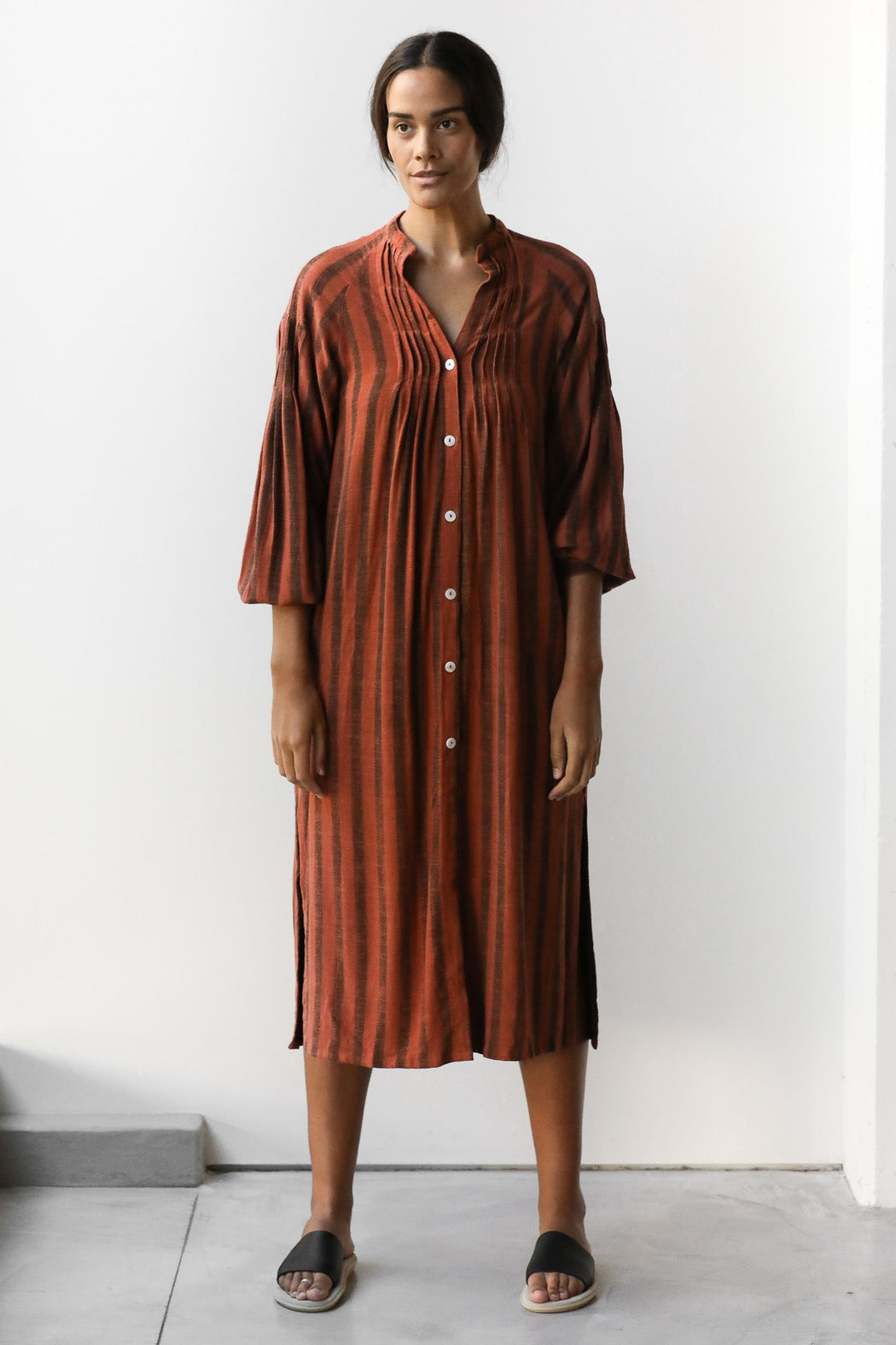Stripe Midi Dress