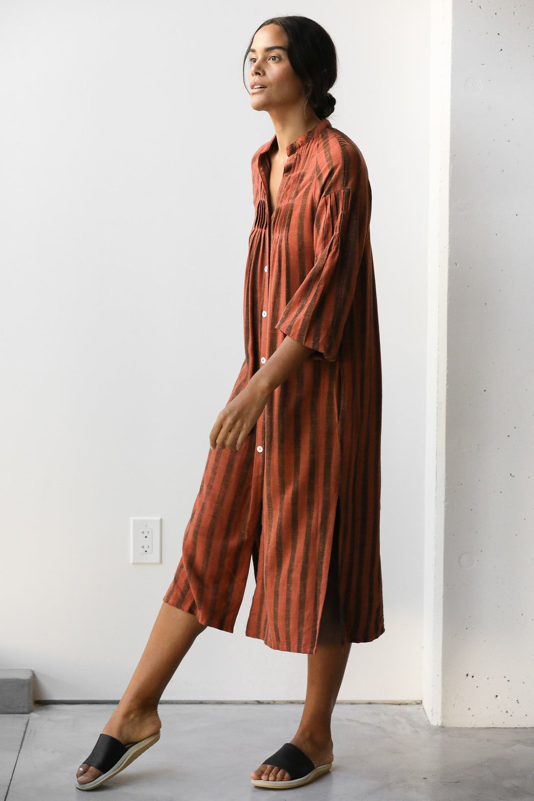 Stripe Midi Dress