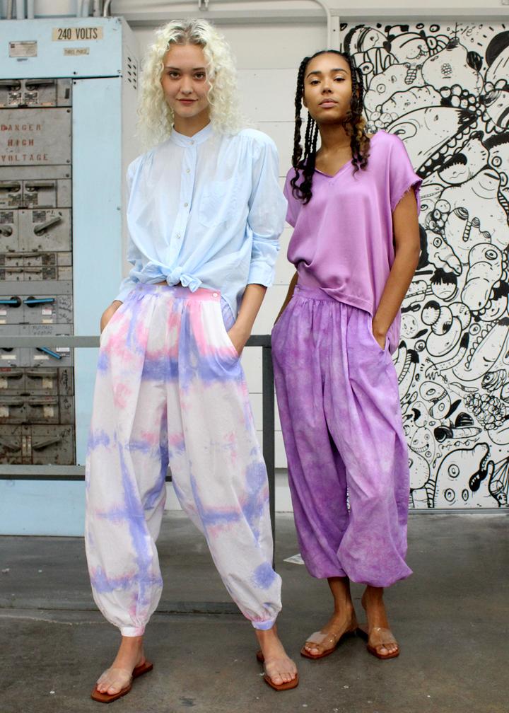 Balloon Pant | White Tie Dye