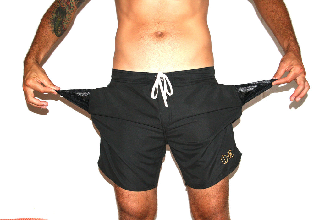 Neptune Swim Trunks | Death Metal Black