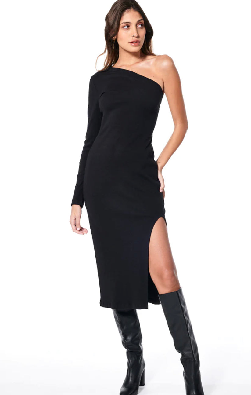 Gunner Midi Dress | Black