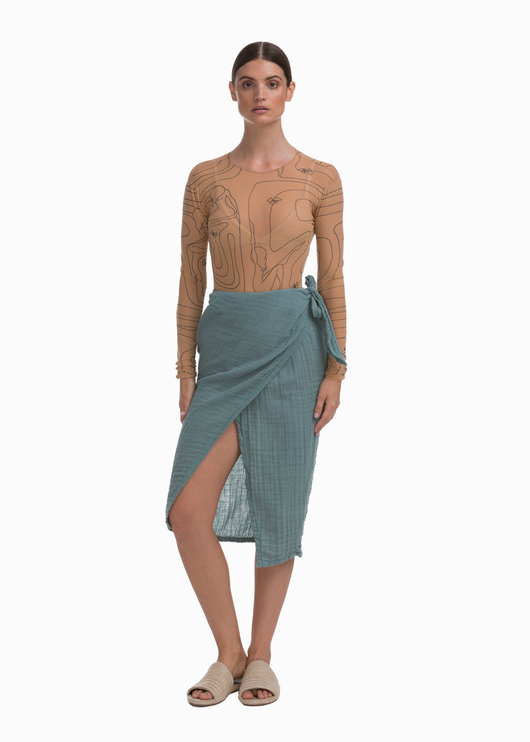 Banda Skirt | Dusty Teal