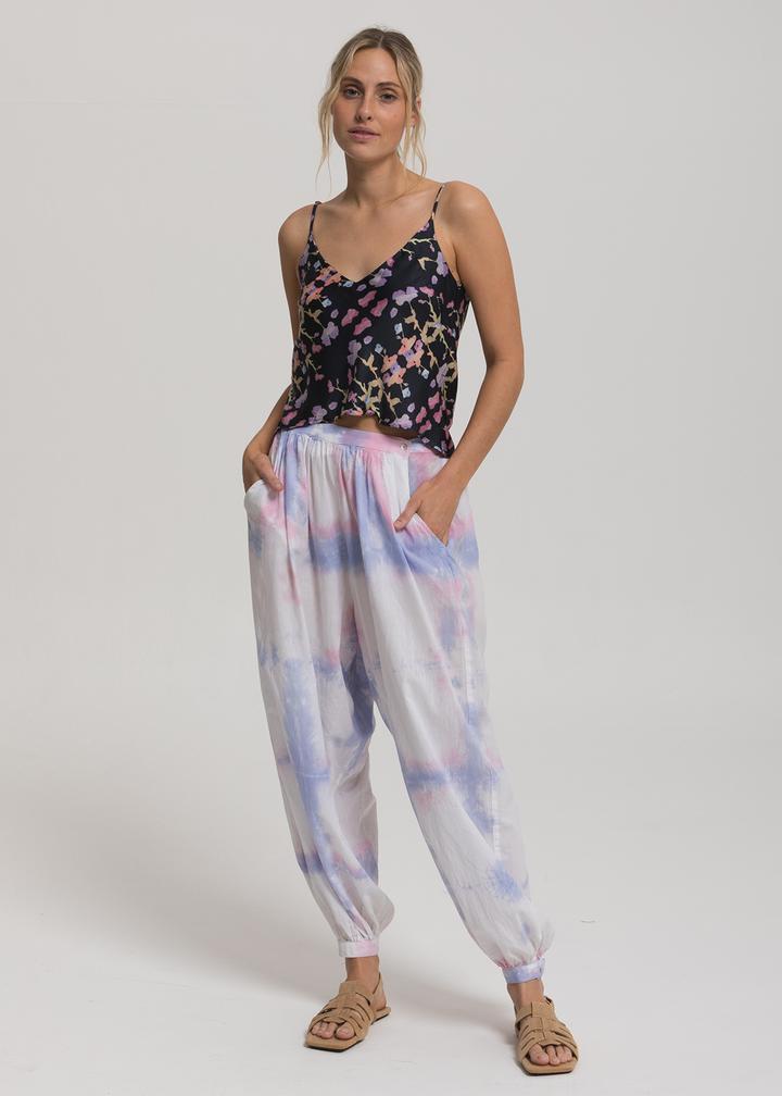 Balloon Pant | White Tie Dye
