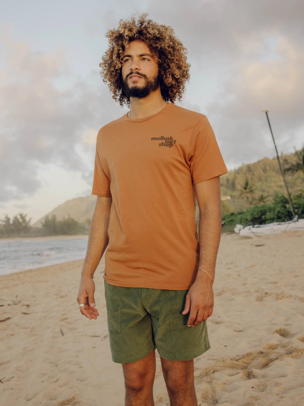 Perception Tee | Orange Earth