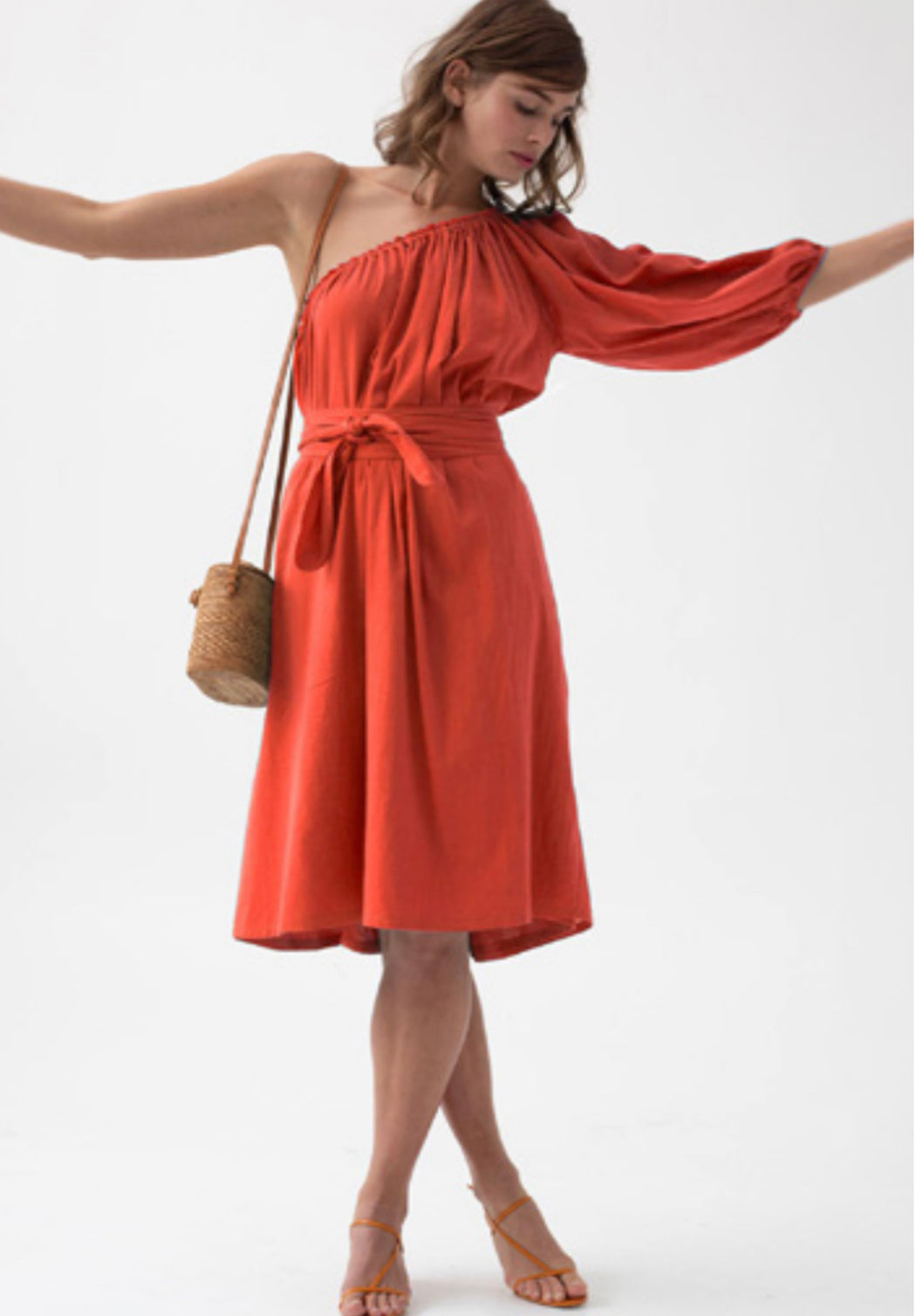 Azores Dress | Coral