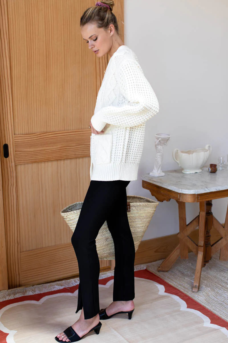 Zip Layering Pant | Black
