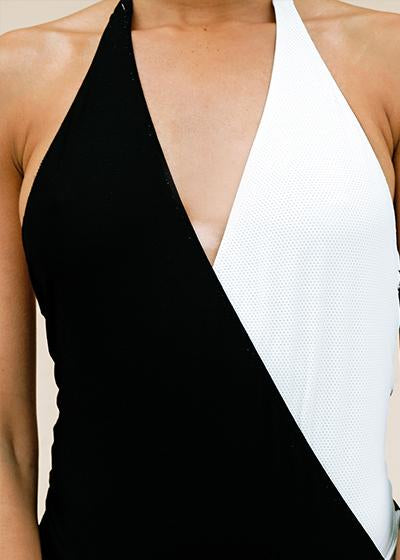Ballet One Piece | Black/Eggshell