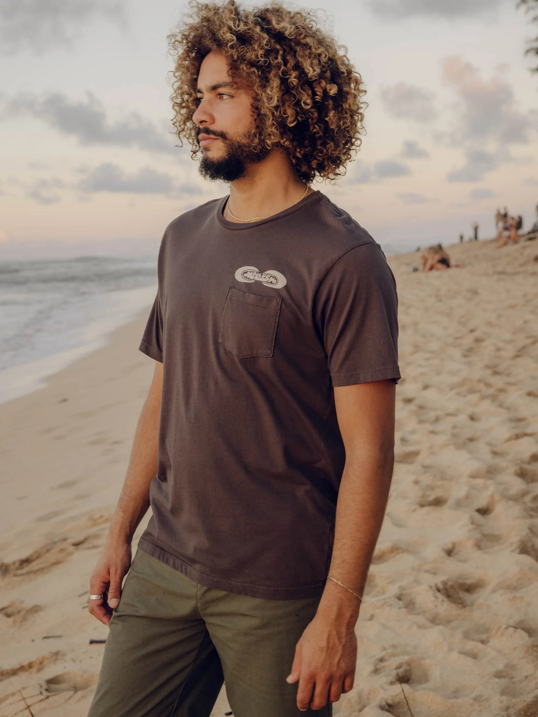 Pincer Tee | Faded black