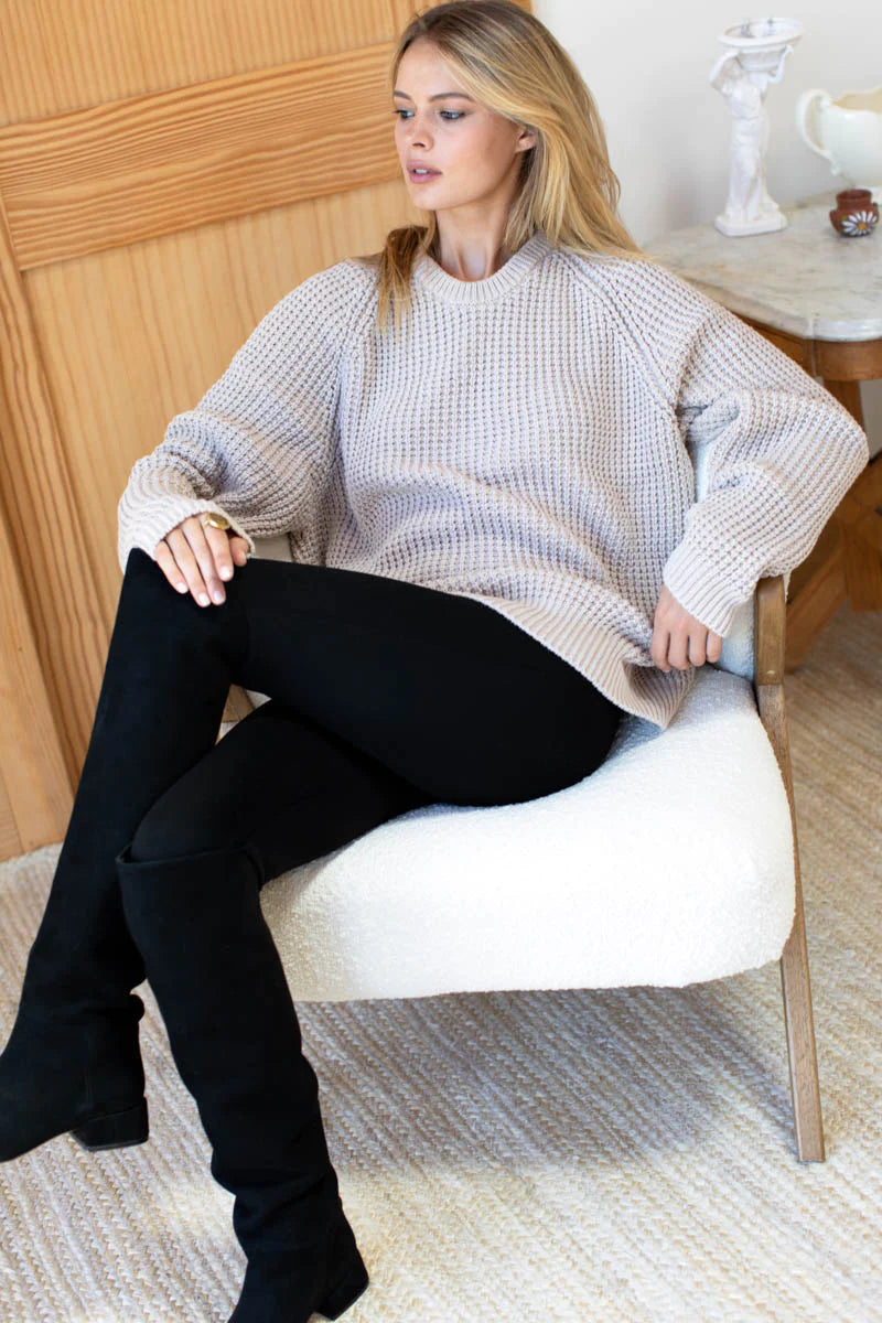 Zip Layering Pant | Black