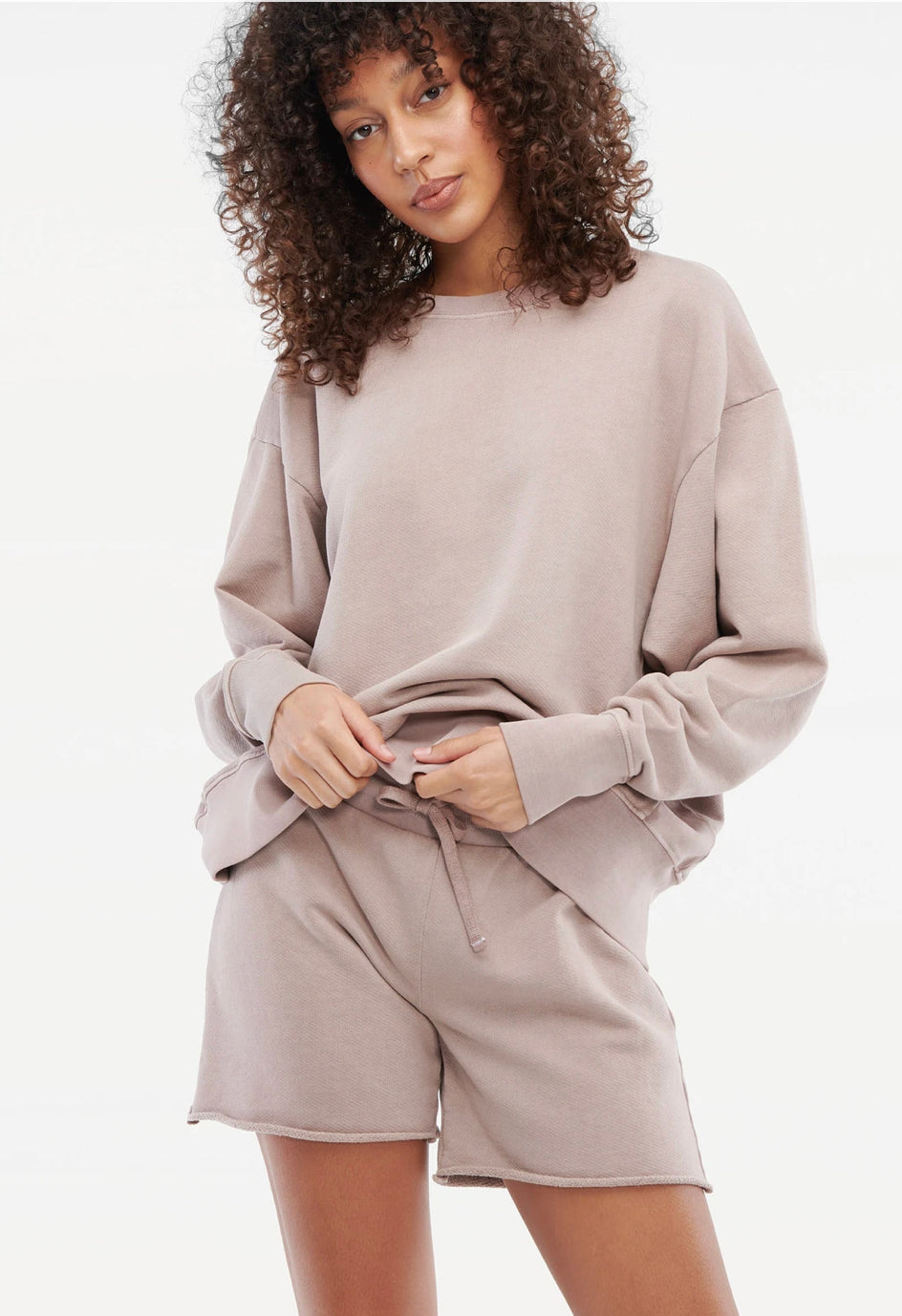 Slater Sweatshort | Mushroom