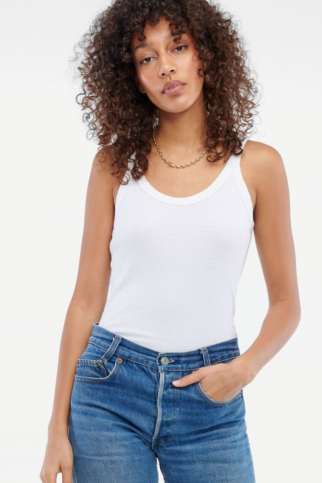 Maya Tank | Whitewash