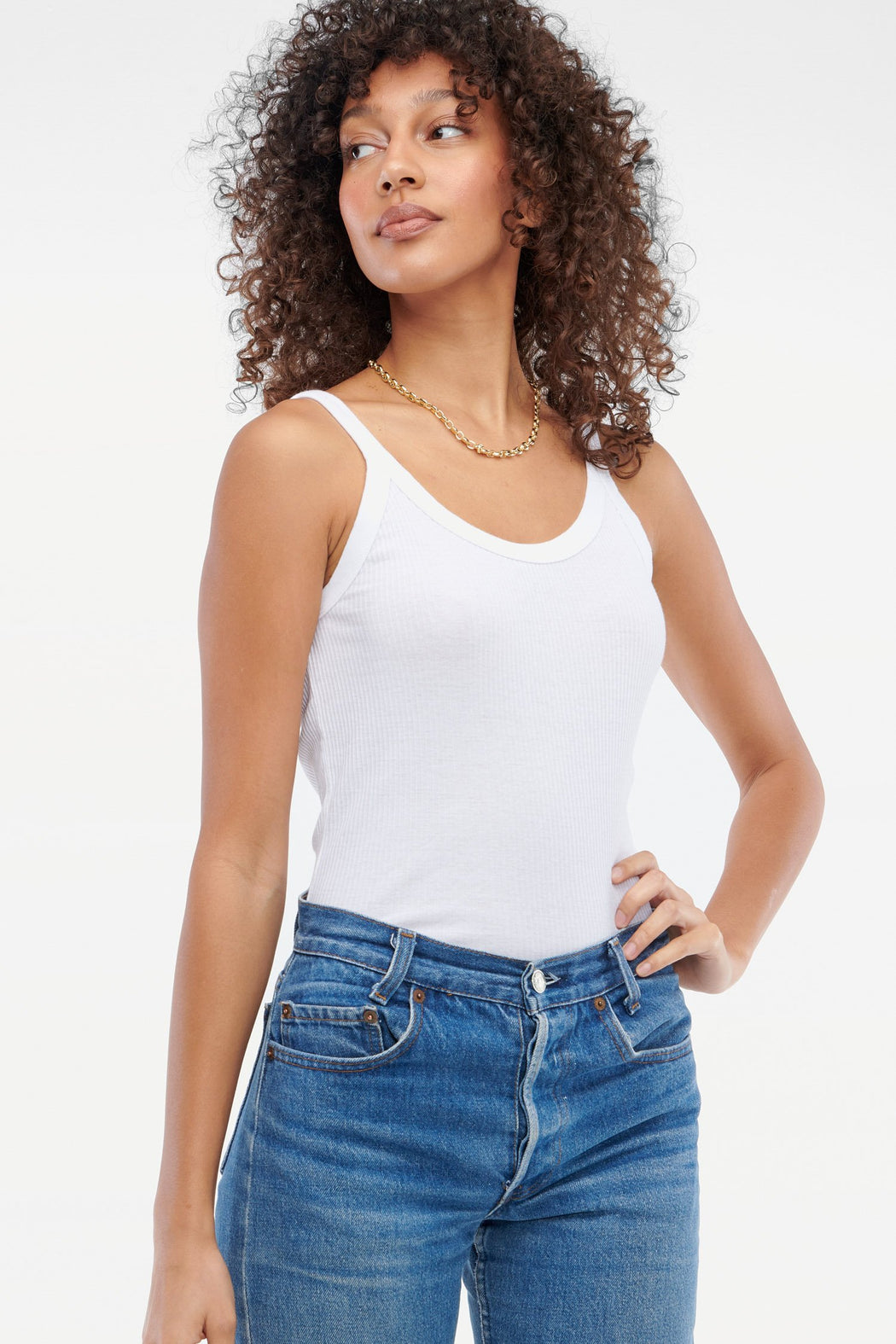 Maya Tank | Whitewash